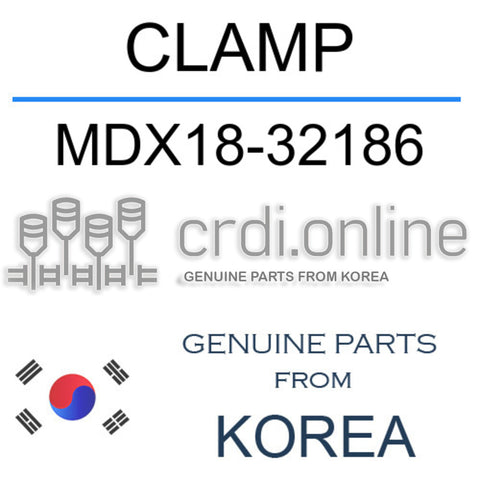 CLAMP MDX18-32186 MDX1832186 MDX18 32186
