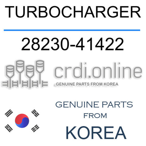 TURBOCHARGER [ORIGINAL] 28230-41422 2823041422 28230 41422