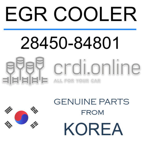 EGR COOLER [ORIGINAL] 28450-84801 2845084801 28450 84801