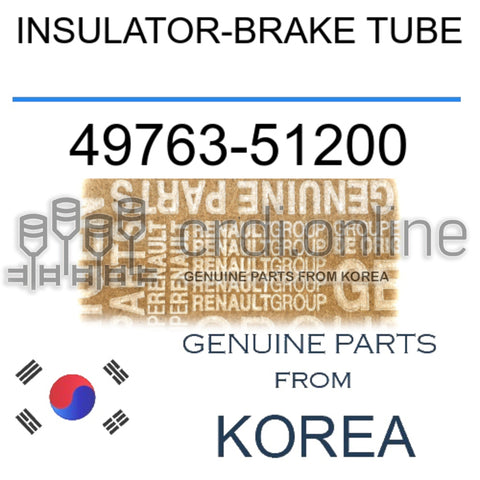 INSULATOR-BRAKE TUBE [ORIGINAL] 49763-51200 4976351200 49763 51200