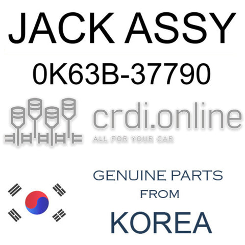 JACK ASSY [ORIGINAL] 0K63B-37790 0K63B37790 0K63B 37790