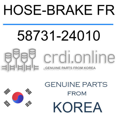 HOSE-BRAKE FR [ORIGINAL] 58731-24010 5873124010 58731 24010