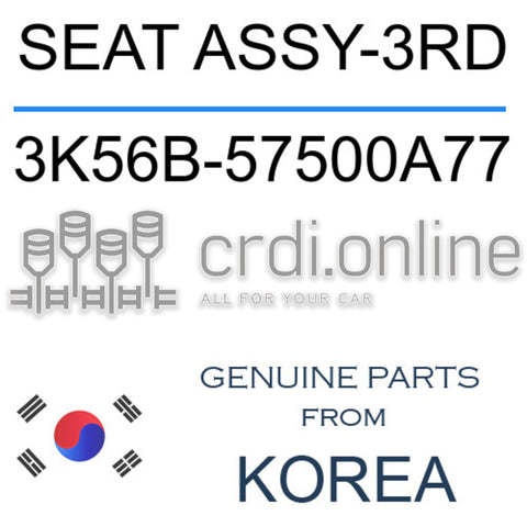 SEAT ASSY-3RD [ORIGINAL] 3K56B-57500A77 3K56B57500A77 3K56B 57500A77