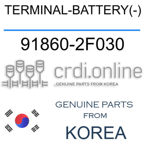 TERMINAL-BATTERY(-) 91860-2F030 918602F030 91860 2F030