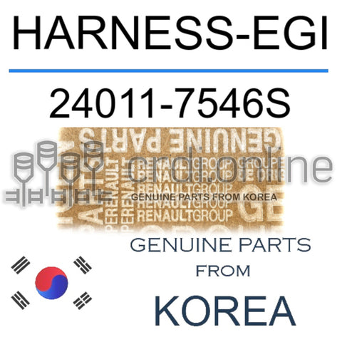 HARNESS-EGI [ORIGINAL] 24011-7546S 240117546S 24011 7546S