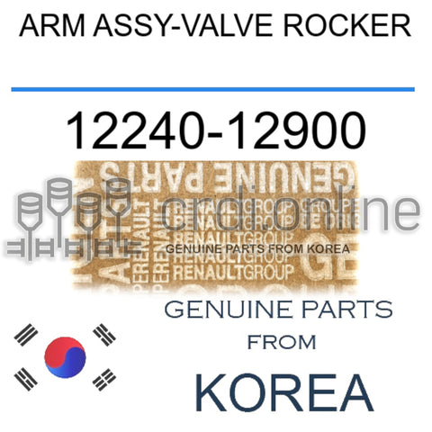 ARM ASSY-VALVE ROCKER [ORIGINAL] 12240-12900 1224012900 12240 12900