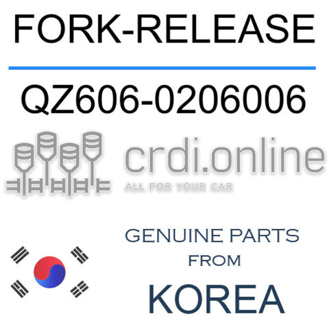 FORK-RELEASE [ORIGINAL] QZ606-0206006 QZ6060206006 QZ606 0206006