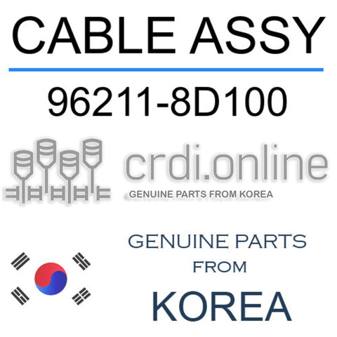 CABLE ASSY [ORIGINAL] 96211-8D100 962118D100 96211 8D100