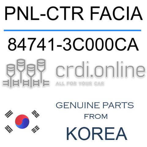 PNL-CTR FACIA [ORIGINAL] 84741-3C000CA 847413C000CA 84741 3C000CA