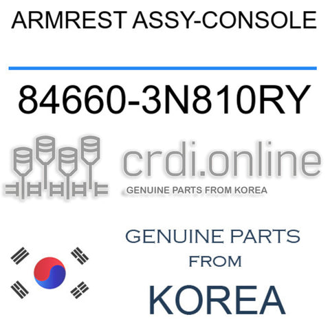 ARMREST ASSY-CONSOLE 84660-3N810RY 846603N810RY 84660 3N810RY