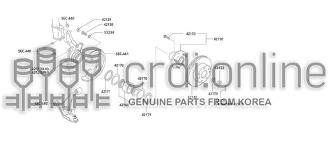 KNUCKLE-STEERINGLH 42110-51200 4211051200 42110 51200