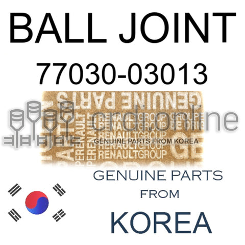 BALL JOINT [ORIGINAL] 77030-03013 7703003013 77030 03013