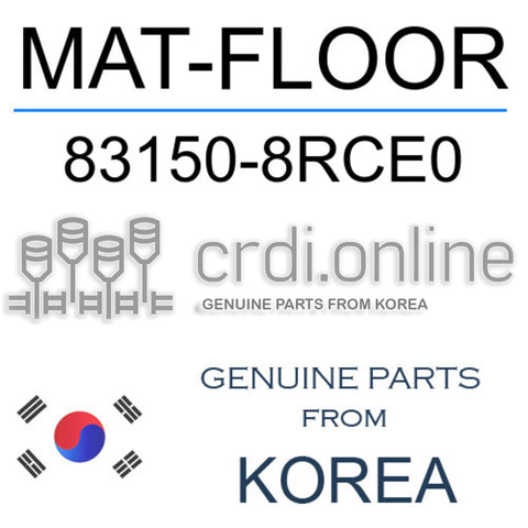 MAT-FLOOR [ORIGINAL] 83150-8RCE0 831508RCE0 83150 8RCE0