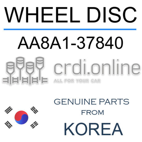 WHEEL DISC AA8A1-37840 AA8A137840 AA8A1 37840