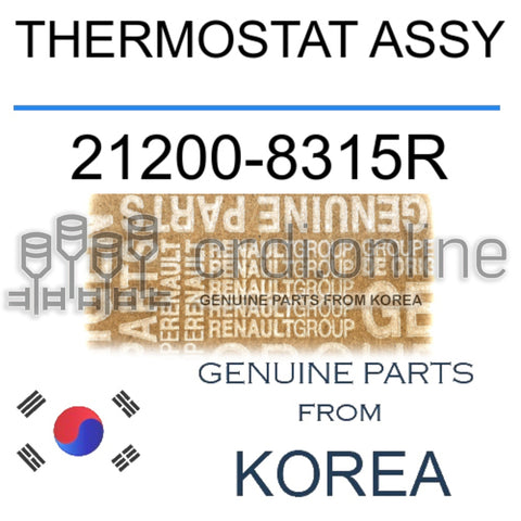 THERMOSTAT ASSY [ORIGINAL] 21200-8315R 212008315R 21200 8315R