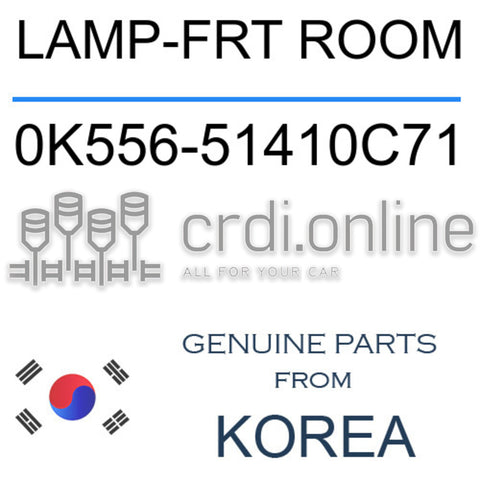 LAMP-FRT ROOM [ORIGINAL] 0K556-51410C71 0K55651410C71 0K556 51410C71