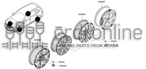 WHEEL DISC-AL 40300-9441R 403009441R 40300 9441R