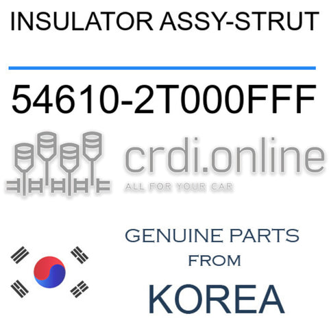 INSULATOR ASSY-STRUT [ORIGINAL] 54610-2T000FFF 546102T000FFF 54610 2T000FFF