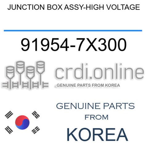 JUNCTION BOX ASSY-HIGH VOLTAGE [ORIGINAL] 91954-7X300 919547X300 91954 7X300