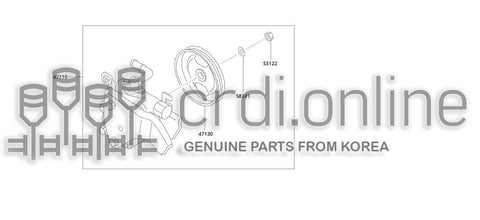 PUMP ASSY-POWER STEERING 47110-51310Z0 4711051310Z0 47110 51310Z0