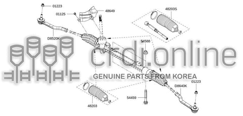 SOCKET-KIT TIE RODOUTER RH 48520-5041R 485205041R 48520 5041R