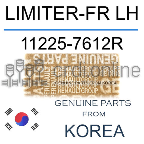 LIMITER-FR LH [ORIGINAL] 11225-7612R 112257612R 11225 7612R