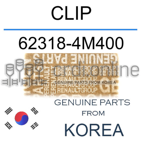 CLIP [ORIGINAL] 62318-4M400 623184M400 62318 4M400