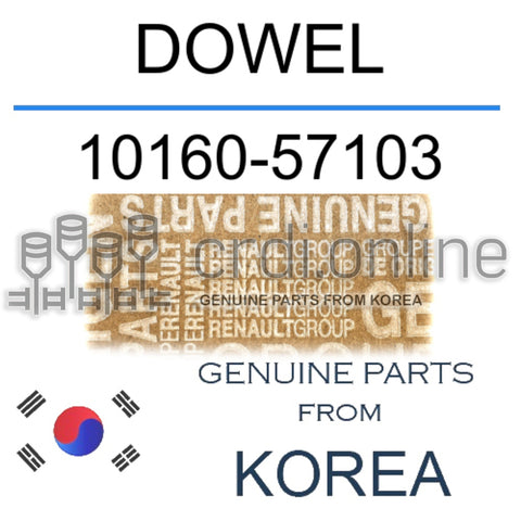 DOWEL [ORIGINAL] 10160-57103 1016057103 10160 57103