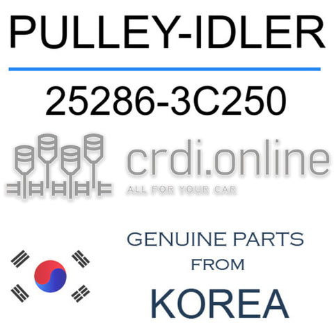 PULLEY-IDLER [ORIGINAL] 25286-3C250 252863C250 25286 3C250