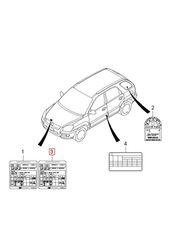 DUCT ASSY-SIDE AIR VENT LH 97480-1F000WK (Original, New)