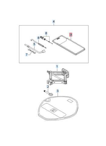 GARNISH ASSY-DELTA RH 86190-1G000 (Original, New)