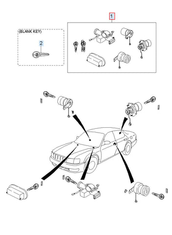 LAMP-LICENSE 0K95A-51270A (Original, New)