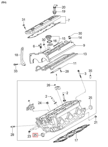 PIPE ASSY-BYPASS 0K013-15290G (Original, New)