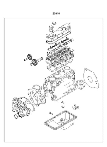 GASKET KIT-ENGINE OVERHAUL <br>20910-41E01, <br>2091041E01, <br>20910 41E01 <br>(Original, New)