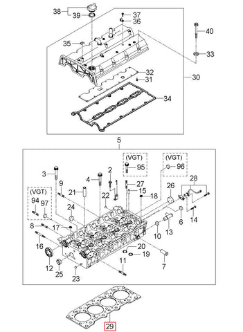 LIFTER ASSY-TAIL GATE RH 81781-4D010 (Original, New)