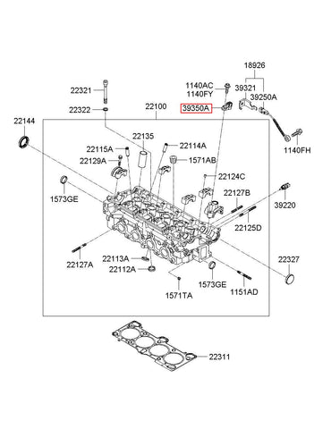 SENSOR-T.D.C(HALL) 39350-23910 (Original, New)