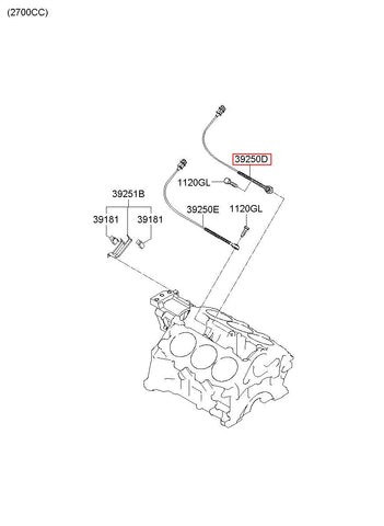 SENSOR-KNOCK,RH 39250-3E110 (Original, New)