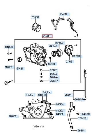 CASE ASSY-FR 21310-02550 (Original, New)