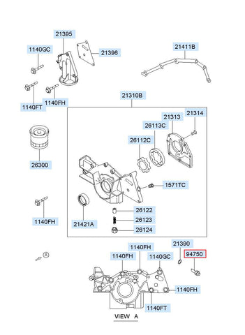 SWITCH ASSY-OIL PRESSURE 94760-39700 (Original, New)