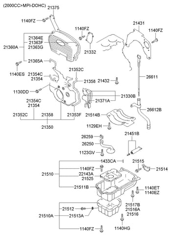 PAN ASSY-ENGINE OIL <br>21510-27001, <br>2151027001, <br>21510 27001 <br>(Original, New)