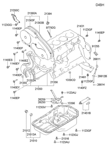 PAN ASSY-ENGINE OIL <br>21510-42175, <br>2151042175, <br>21510 42175 <br>(Original, New)