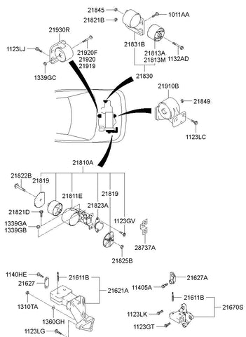 BRACKET ASSY-ROLL STOPPERFR 21910-25010 2191025010 21910 25010