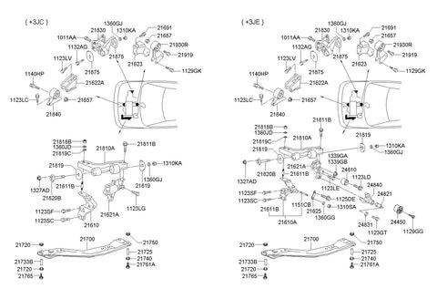 BRACKET ASSY-ENGINE MTG <br>21810-M3000, <br>21810M3000, <br>21810 M3000 <br>(Original, New)