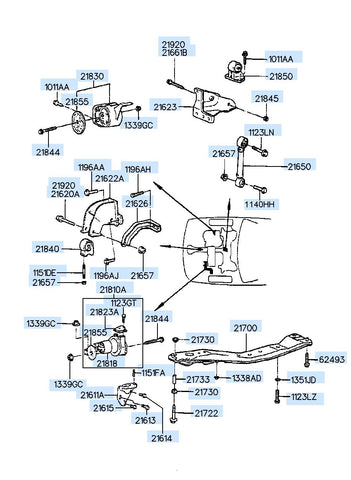 BRACKET ASSY-ROLL STOPPERFR 21910-35600 2191035600 21910 35600
