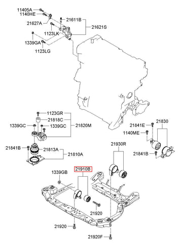 COVER ASSY-T/M UPRR UNDER 21910-1G100 (Original, New)