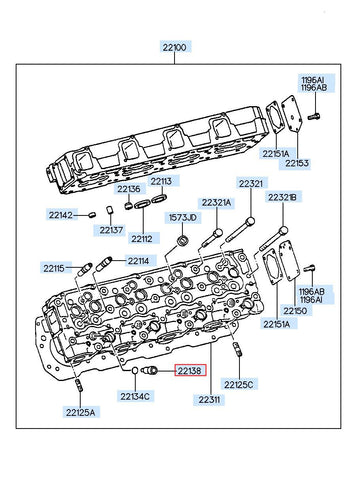 TUBE-NOZZLE 22138-83000 (Original, New)