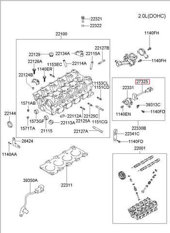 CONDENSER ASSY-IGNITION COIL 27325-38000 (Original, New)