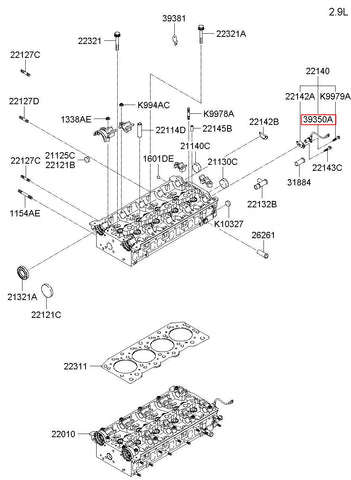 SENSOR-T.D.C(HALL) 39300-4X000 (Original, New)