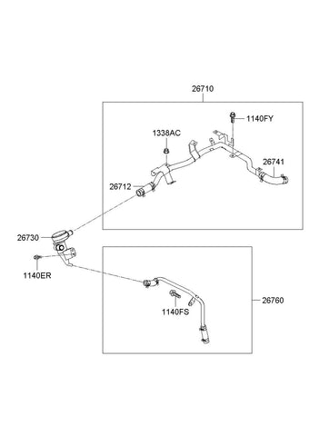 [ORIGINAL] SEPARATOR ASSY-OIL 26710-3A100 267103A100 26710 3A100