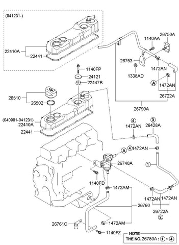 SEPARATOR ASSY-OIL <br>26740-45500, <br>2674045500, <br>26740 45500 <br>(Original, New)